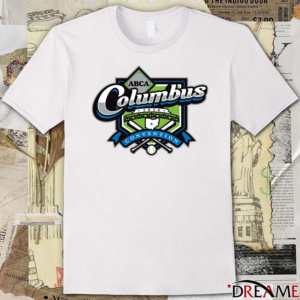 ABCA Columbus 2026 Convertion Logo t-shirt
