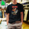AC DC PWR UP Tour 2025 T-Shirt Hard Rock Music Band Merch Europe Dates Graphic Tee