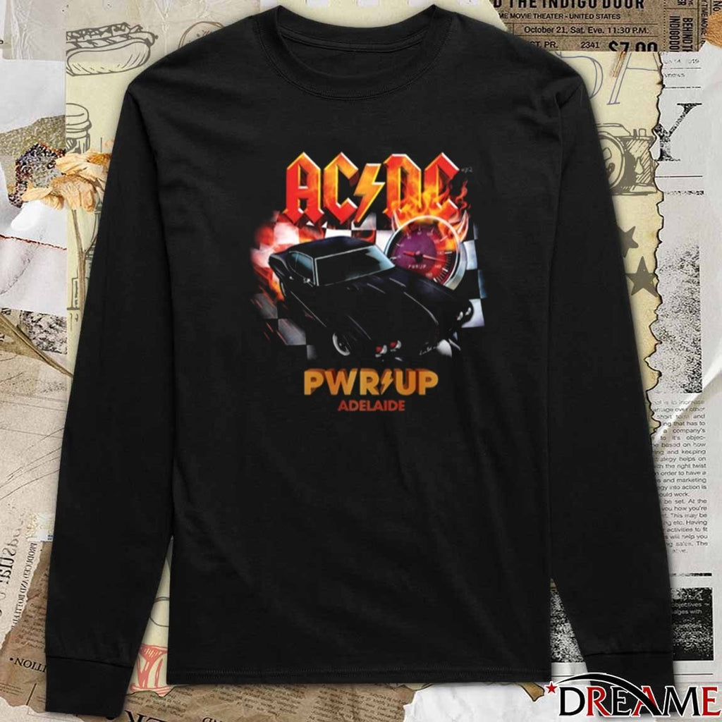 AC DC Pwr Up November 30 2025 Adelaide Street Circuit Adelaide SA t-shirt