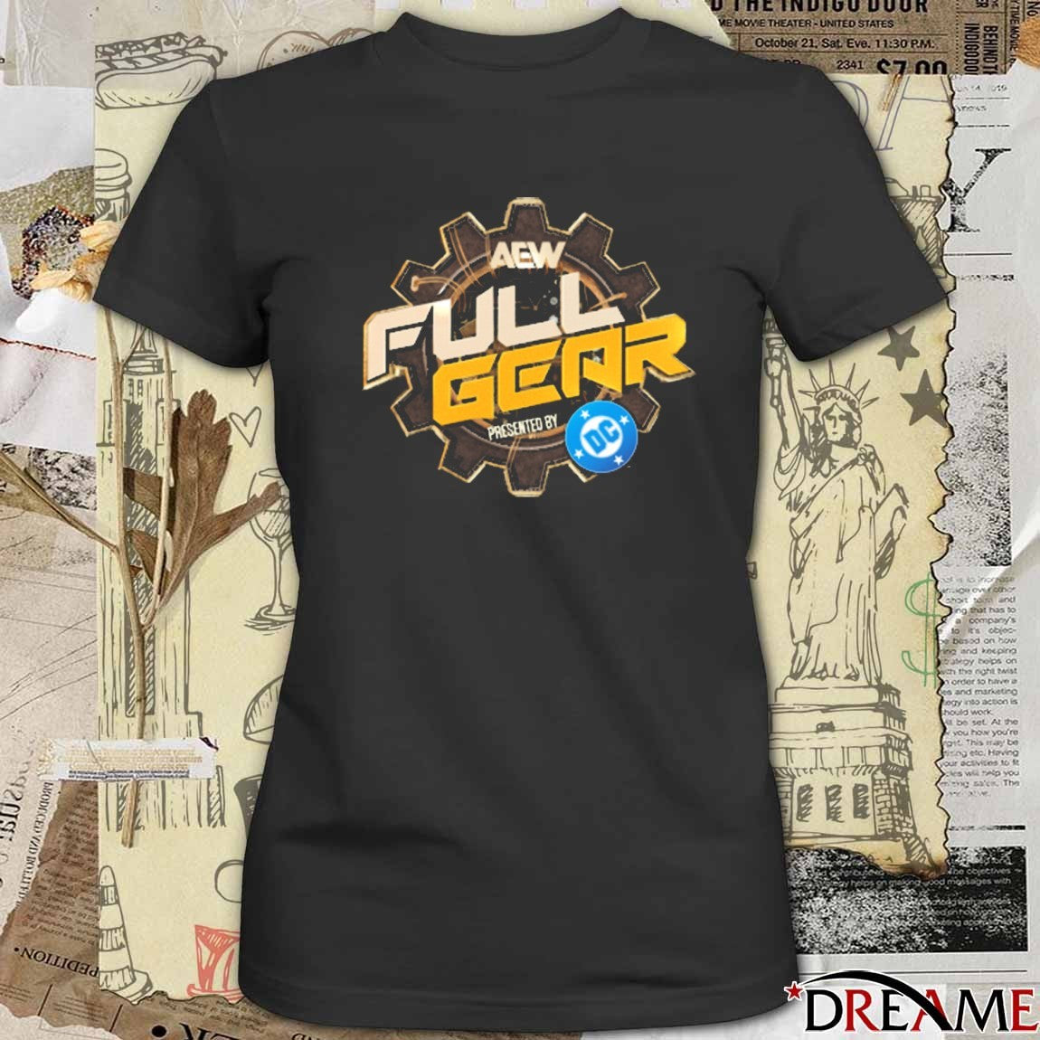 AEW Full Gear 2025 Event Presented By DC t-shirt