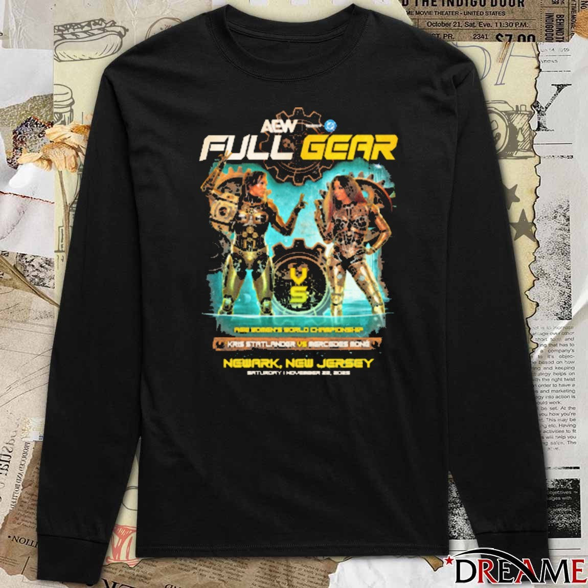 AEW Full Gear Kris Statlander vs Mercedes Moné November 22 2025 t-shirt