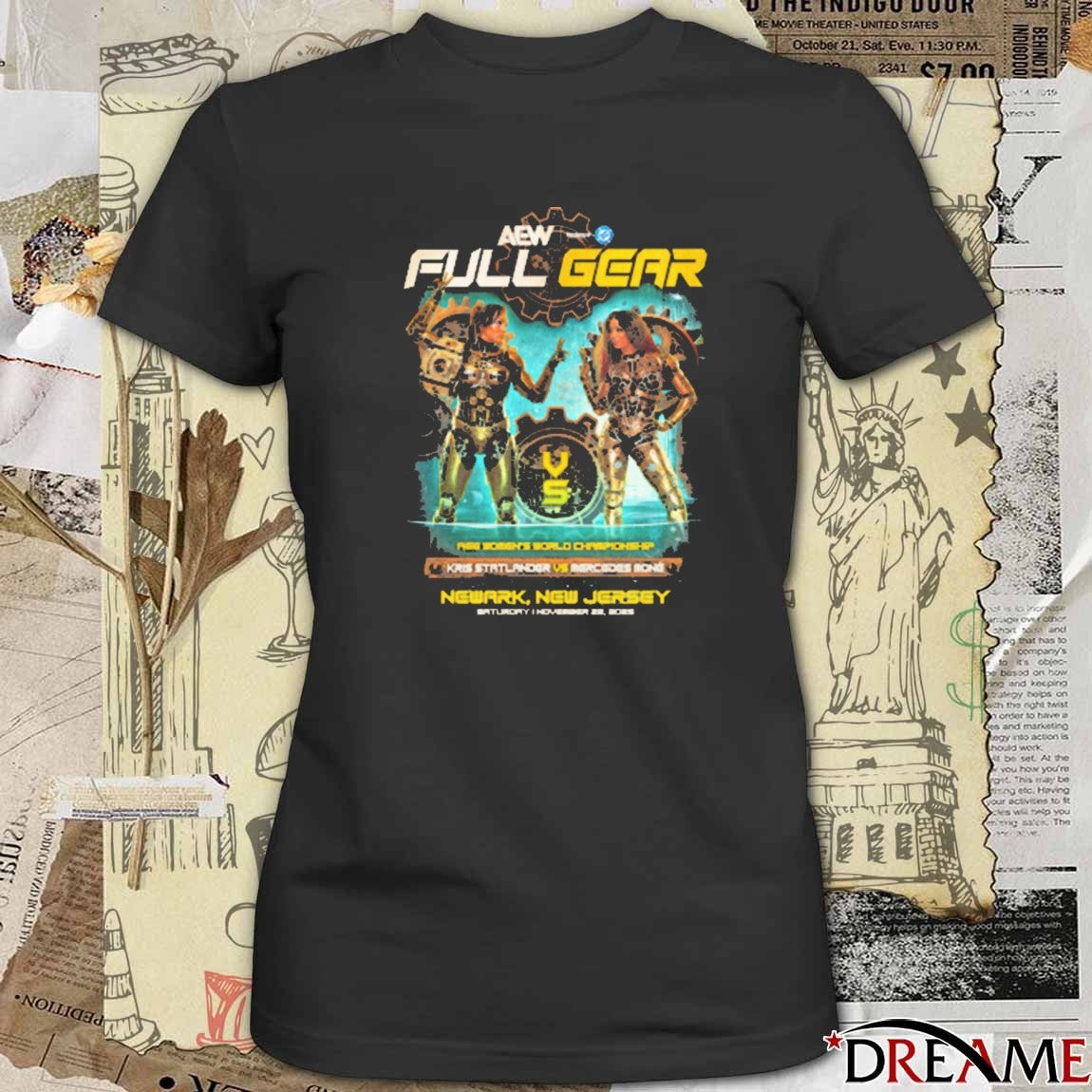 AEW Full Gear Kris Statlander vs Mercedes Moné November 22 2025 t-shirt