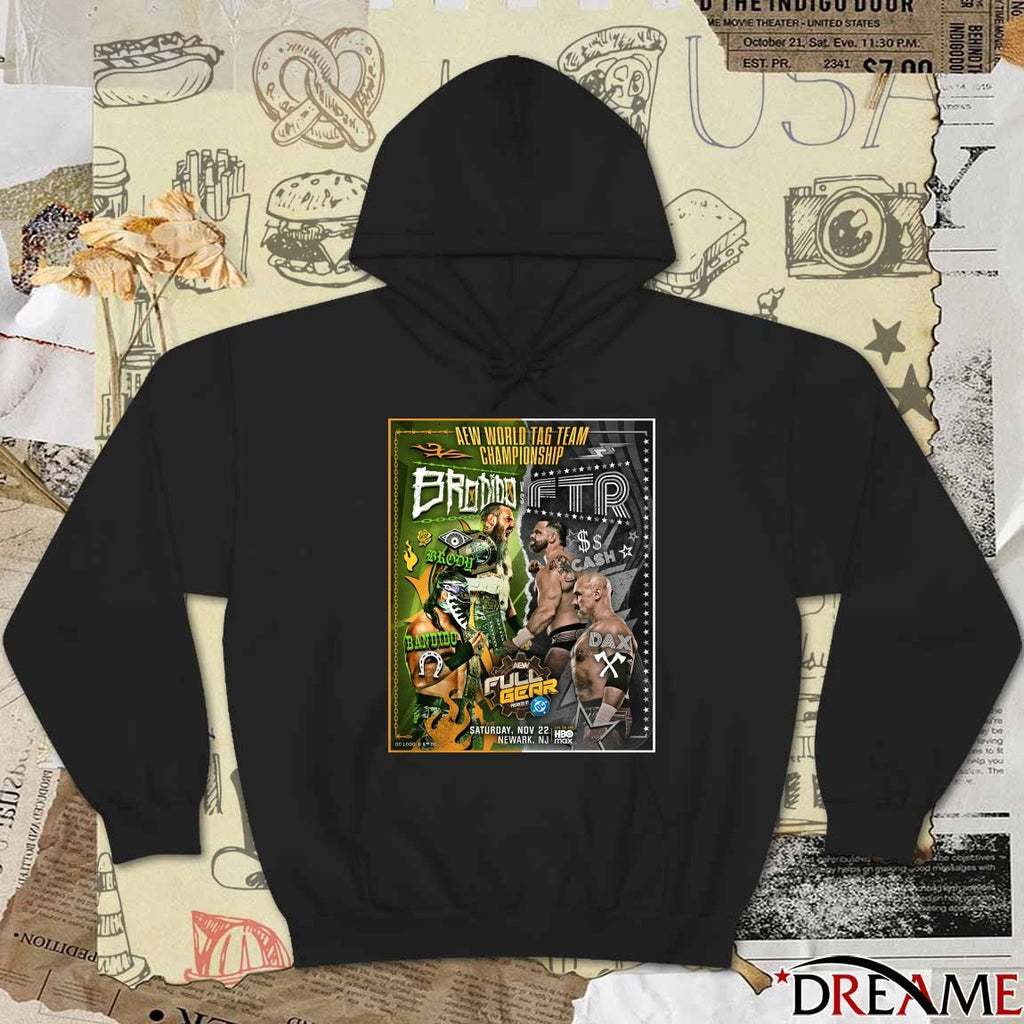 AEW World Tag Team Championship AEW Full Gear November 22, in Newark, NJ Poster t-shirt