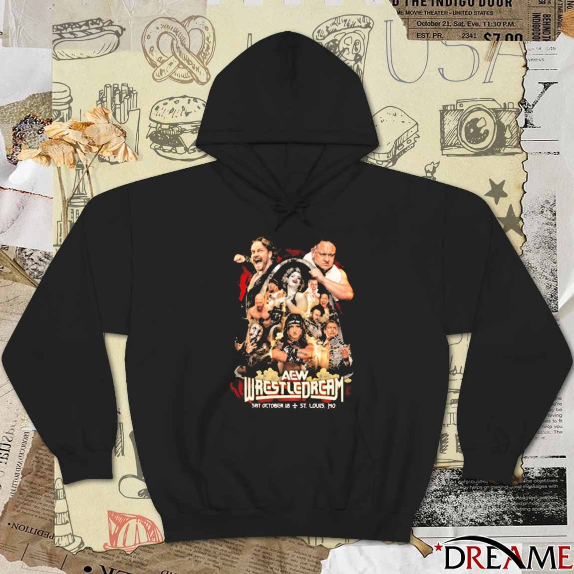 AEW WrestleDream Sat October 18 2025 St Louis MO Fanart t-shirt