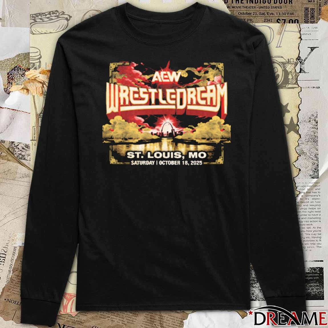 AEW WrestleDream Saturday October 18 2025 Event St Louis MO Fanart t-shirt