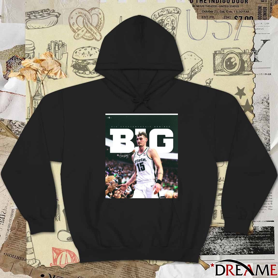 ALL-B1G Sportsmanship Honoree Michigan State Men’s Basketball Carson Cooper Poster t-shirt