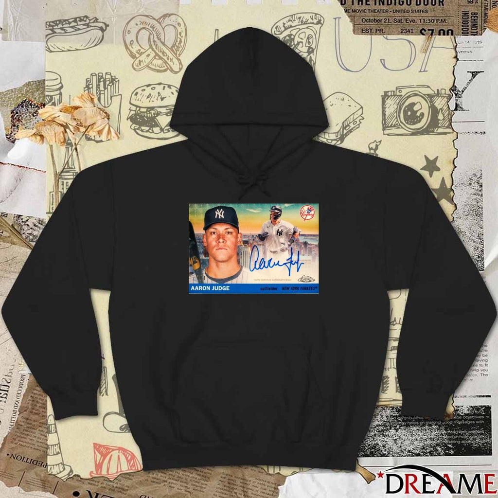 Aaron Judge New York Yankees 2025 Topps Certified Autograph Issue Signature t-shirt