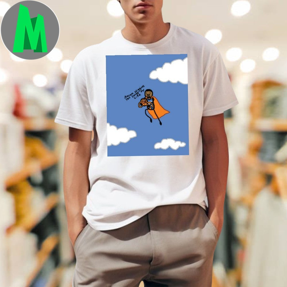 Aaron Wiggins You Saved My Life Tee Shirt