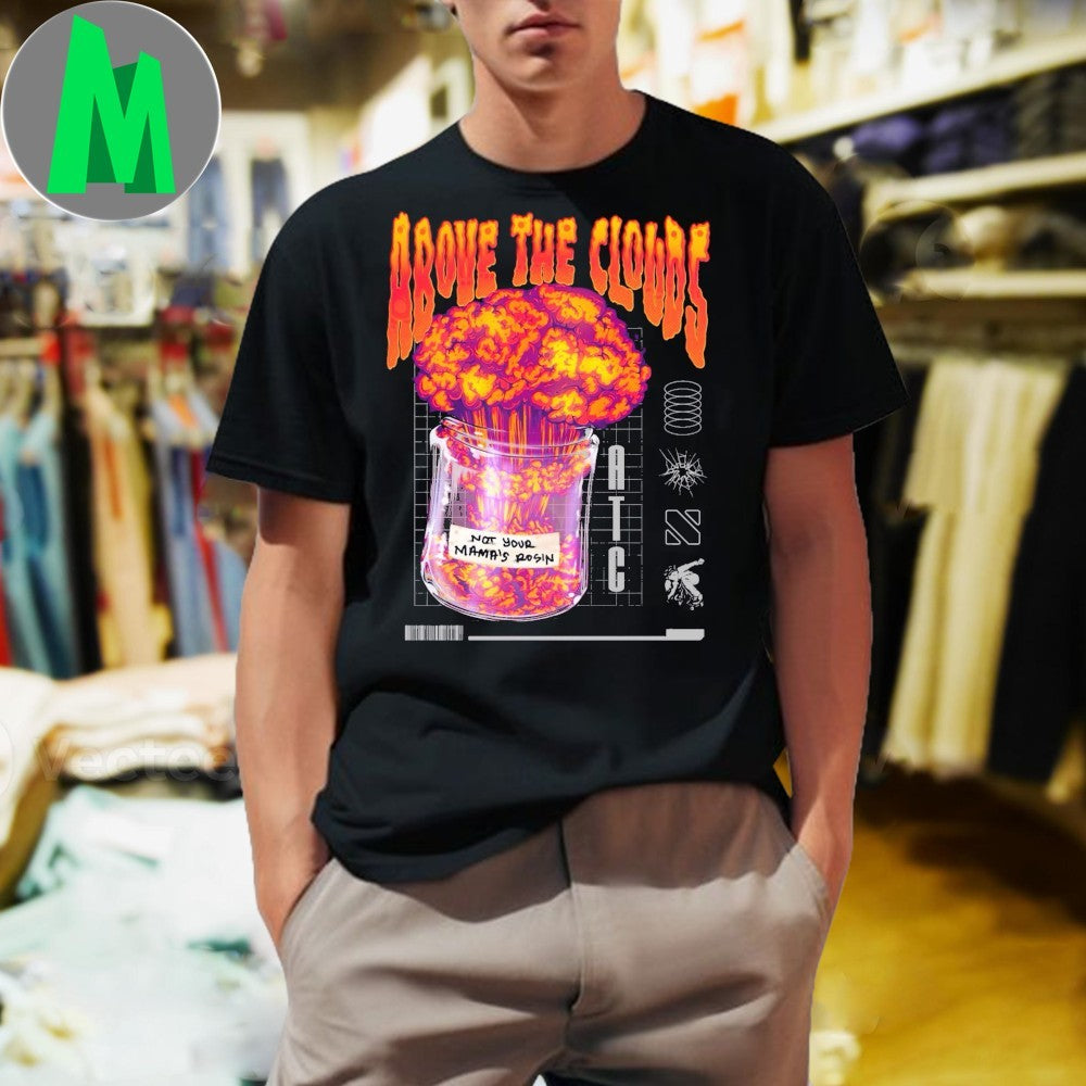 Above The Clouds Mushroom Cloud Lab Graphic T-Shirt
