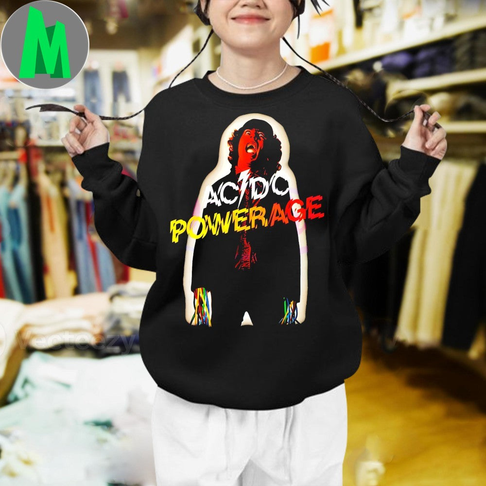 Ac Dc Powerage Rock Album Cover Shirt
