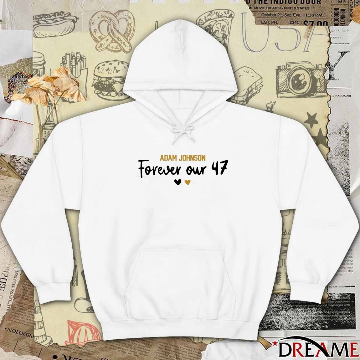 Adam Johnson Forever Our 47 The Nottingham Panthers 2025 t-shirt
