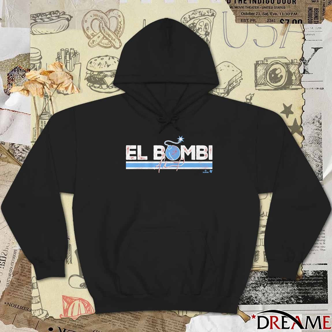 Adolis Garcia El Bombi Philadelphia Phillies Signature t-shirt