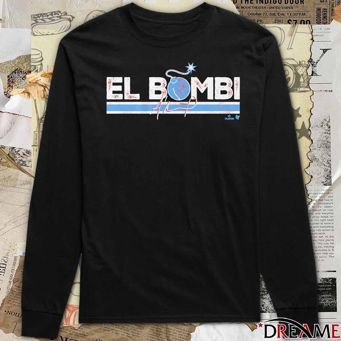 Adolis Garcia El Bombi Philadelphia Phillies Signature t-shirt