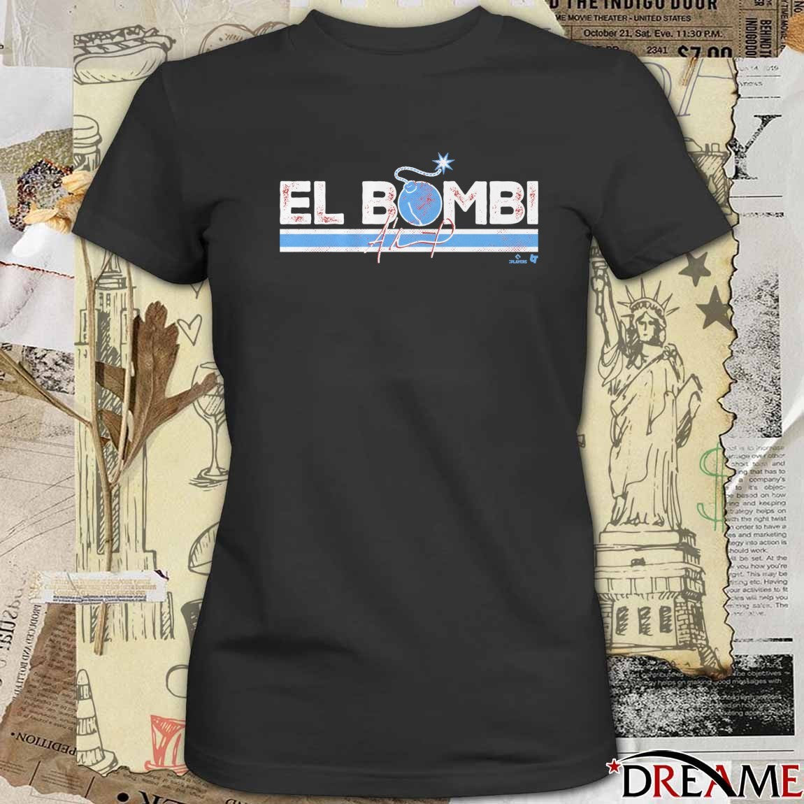 Adolis Garcia El Bombi Philadelphia Phillies Signature t-shirt