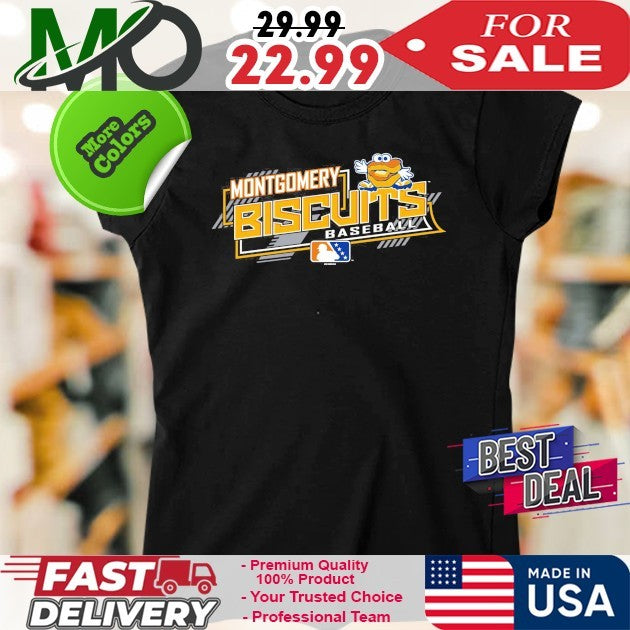 Adult Babb Montgomery Biscuits Baseball Shirt