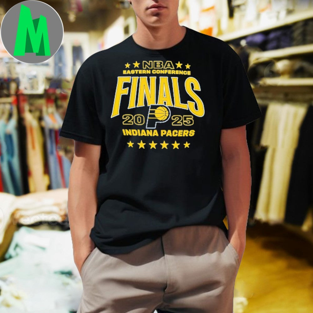 Adult Indiana Pacers 2025 Eastern Conference Finals Shirt