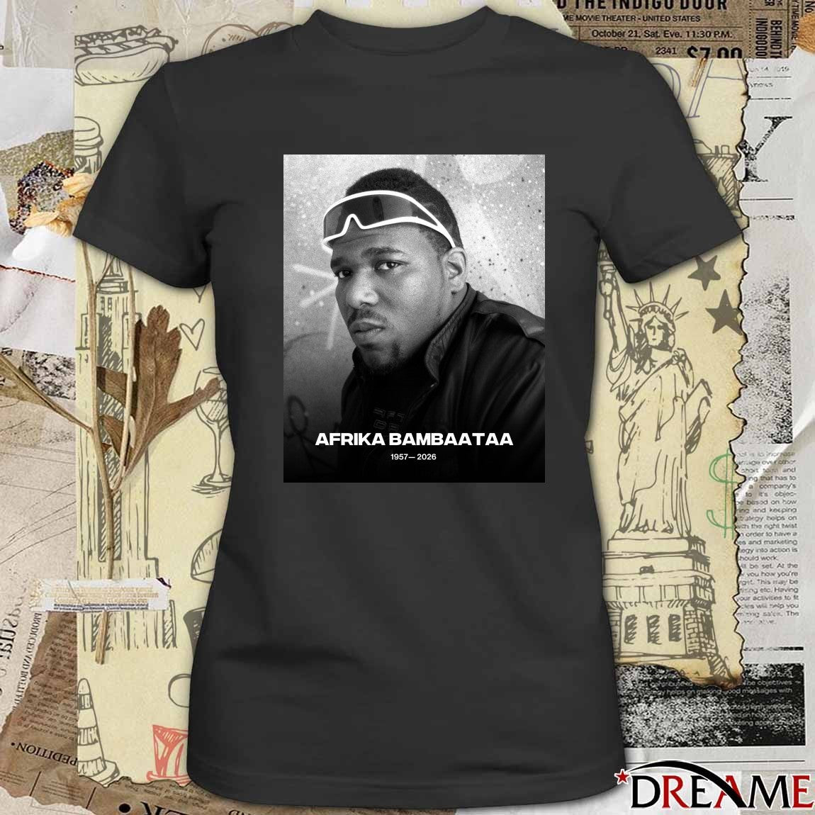 Afrika Bambaataa 1957-2026 Complex Music t-shirt