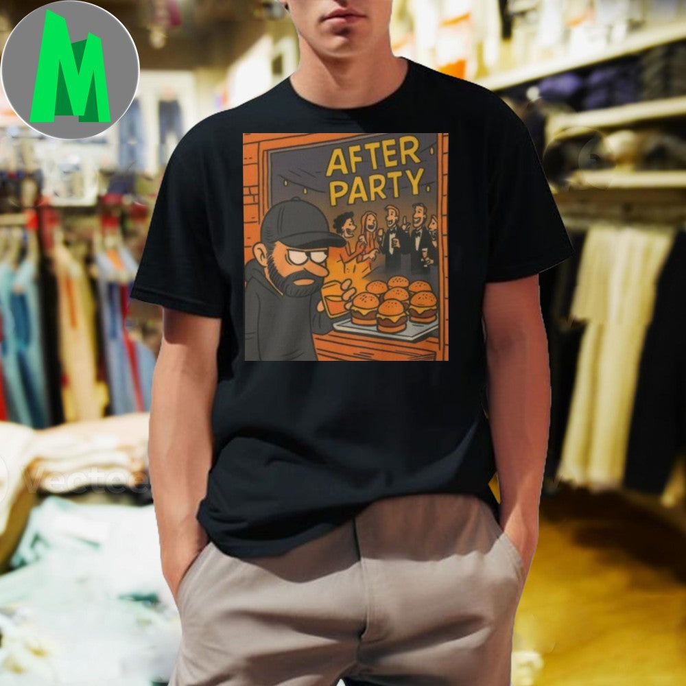 After Party Dax Harwood Cartoon Graphic T-Shirt