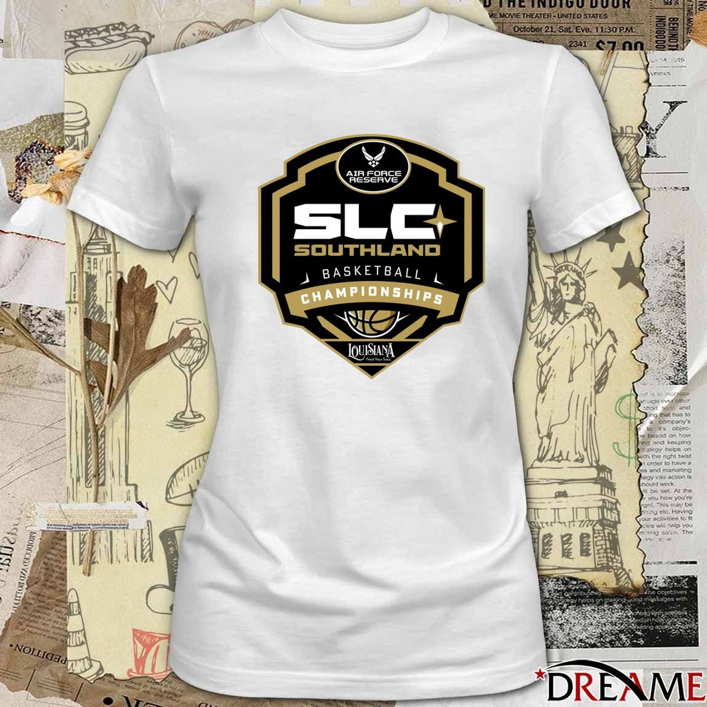 Air Force Reserve SLC Southland Basketball Championships Louisiana Logo t-shirt
