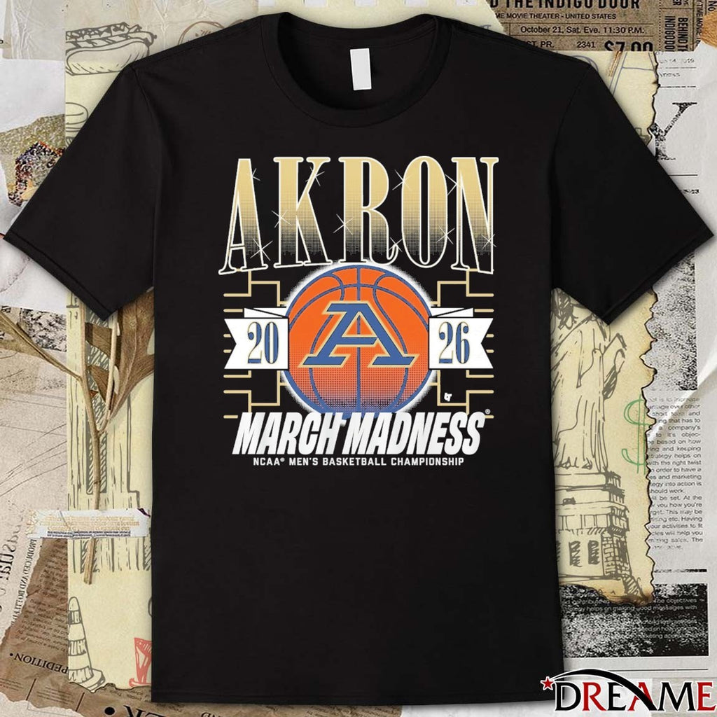 Akron Zips MBB 2026 NCAA Men’s Basketball Championship March Madness t-shirt
