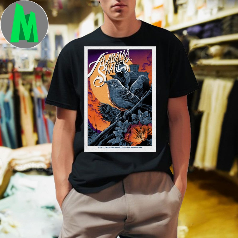 Alabama Shakes Bentonville, AR 07.22.2025 Poster Shirt