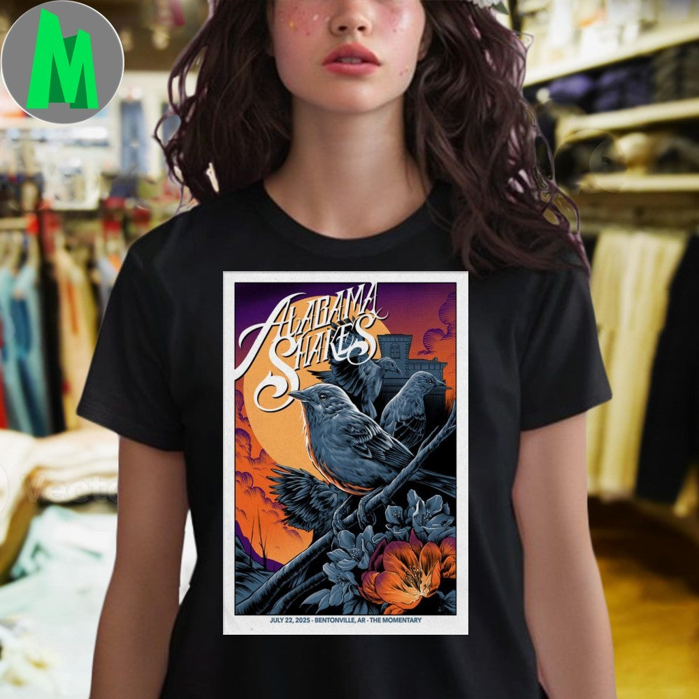 Alabama Shakes Bentonville, AR 07.22.2025 Poster Shirt