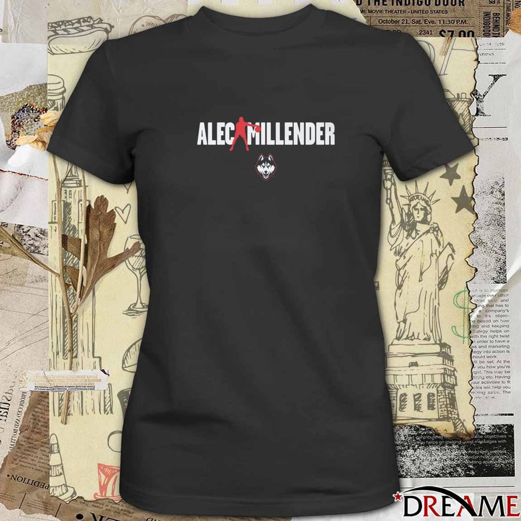 Alec Millender Letter Uconn Huskies Basketball t-shirt