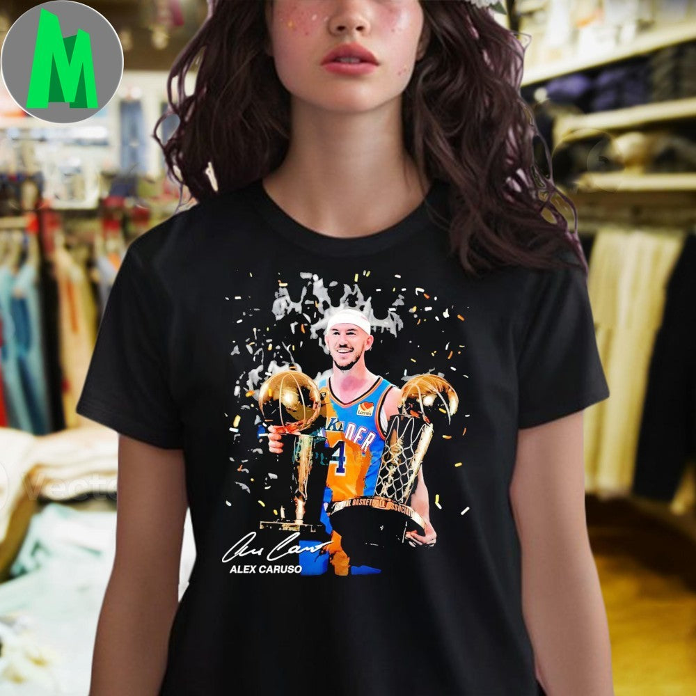 Alex Caruso 2025 Nba Champions Confetti Celebration Shirt