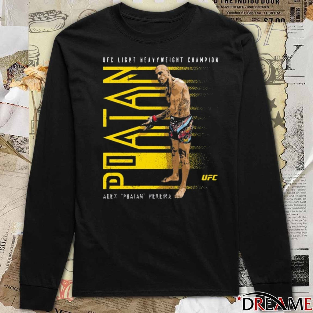 Alex Poatan Pereira UFC Light Heavyweight Champion 2025 Graphic t-shirt