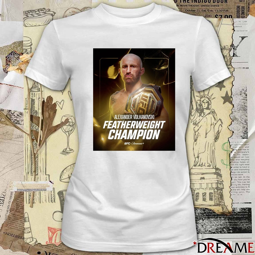 Alexander Volkanovski Featherweight Champion UFC Poster t-shirt