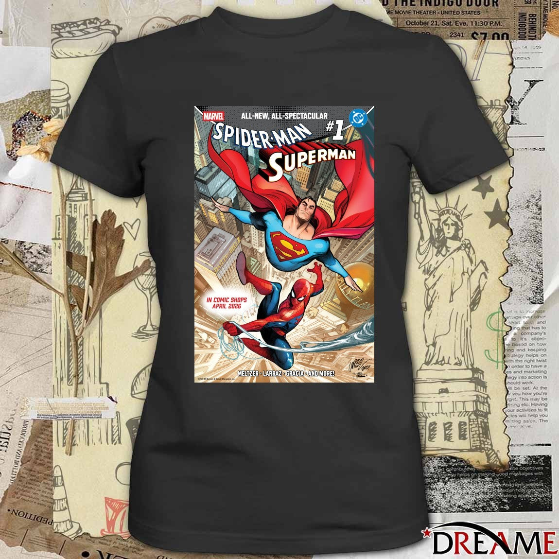 All-New All-Spectacular Spider-Man Superman In Comic Shops April 2026 Poster t-shirt