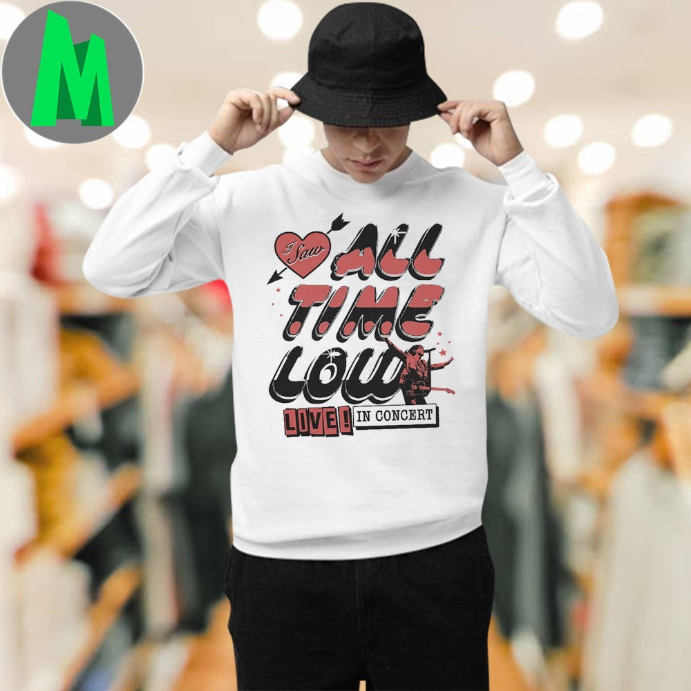 All Time Low Live In Concert Band Graphic T-Shirt