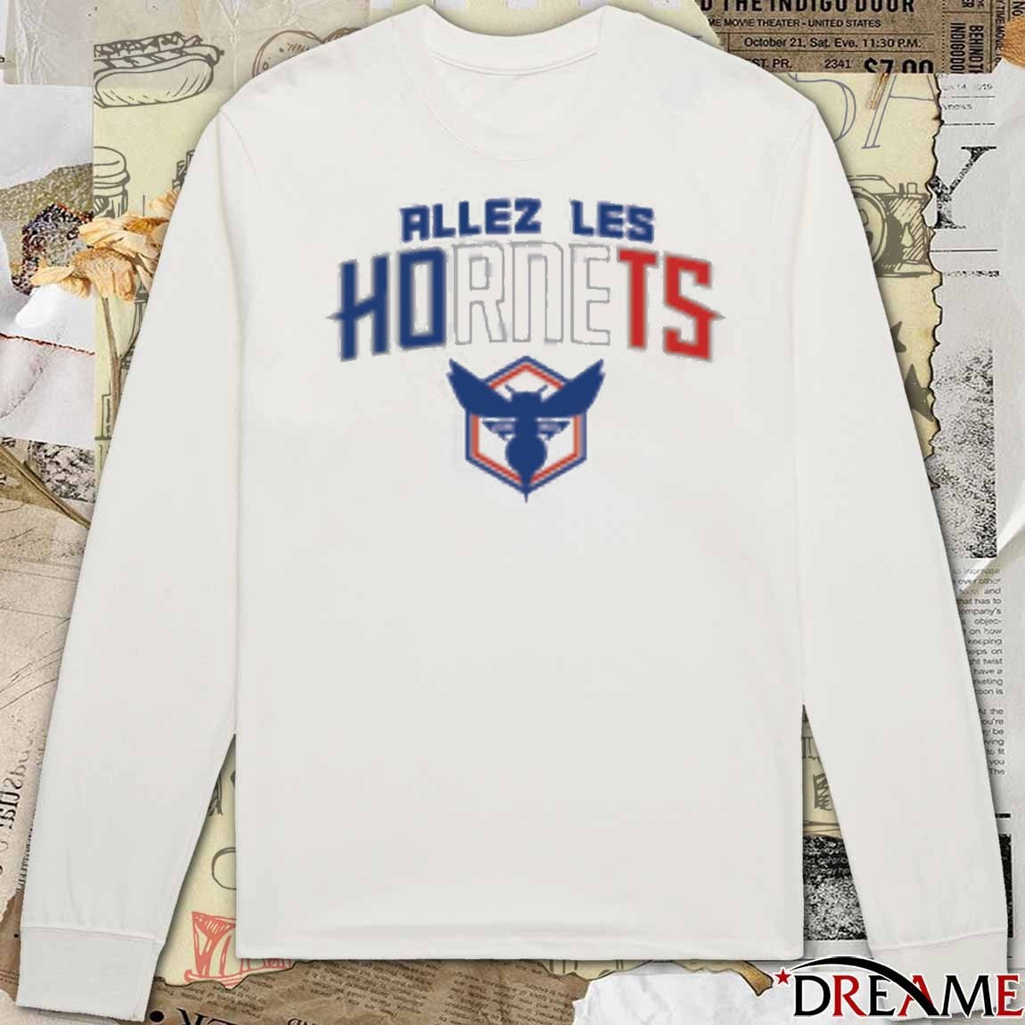 Allez Les Hornets Go Hornets Charlotte Hornets t-shirt