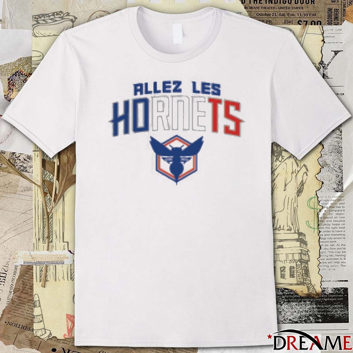 Allez Les Hornets Go Hornets Charlotte Hornets t-shirt