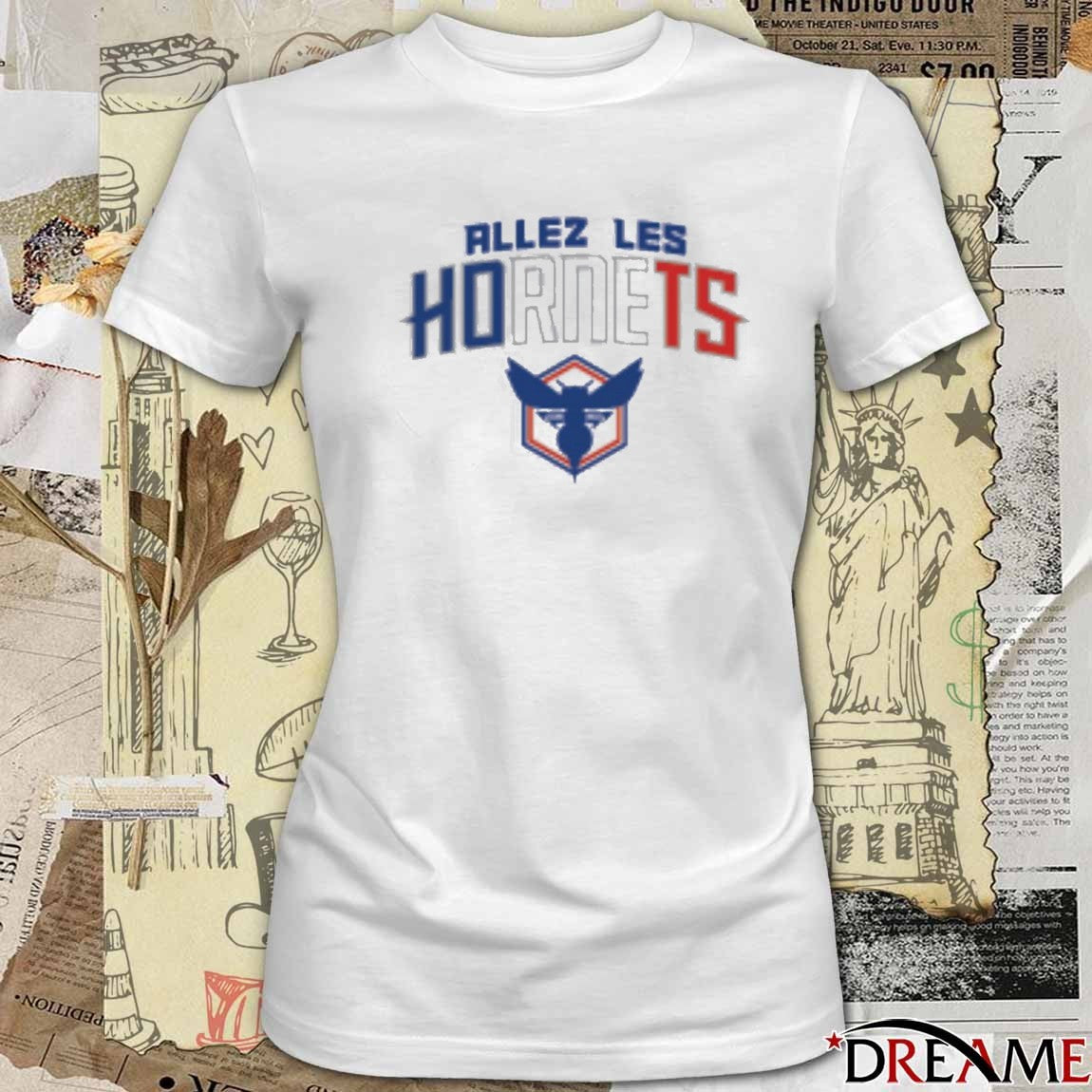 Allez Les Hornets Go Hornets Charlotte Hornets t-shirt