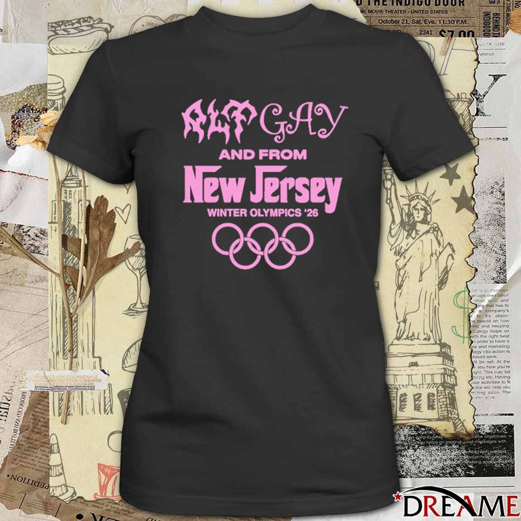 Alt Gay And From New Jersey Winter Olympics ’26 t-shirt