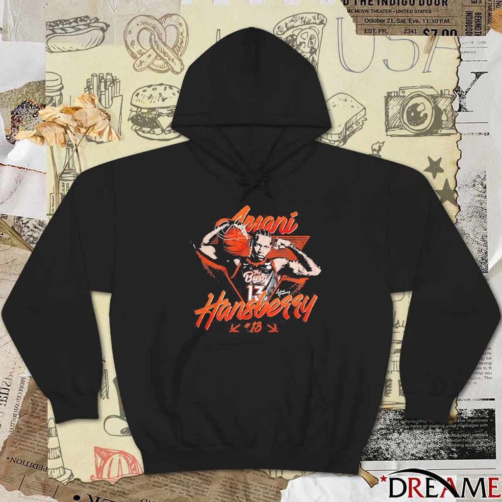Amani Hansberry The Burg Virginia Tech Hokies basketball Signature t-shirt