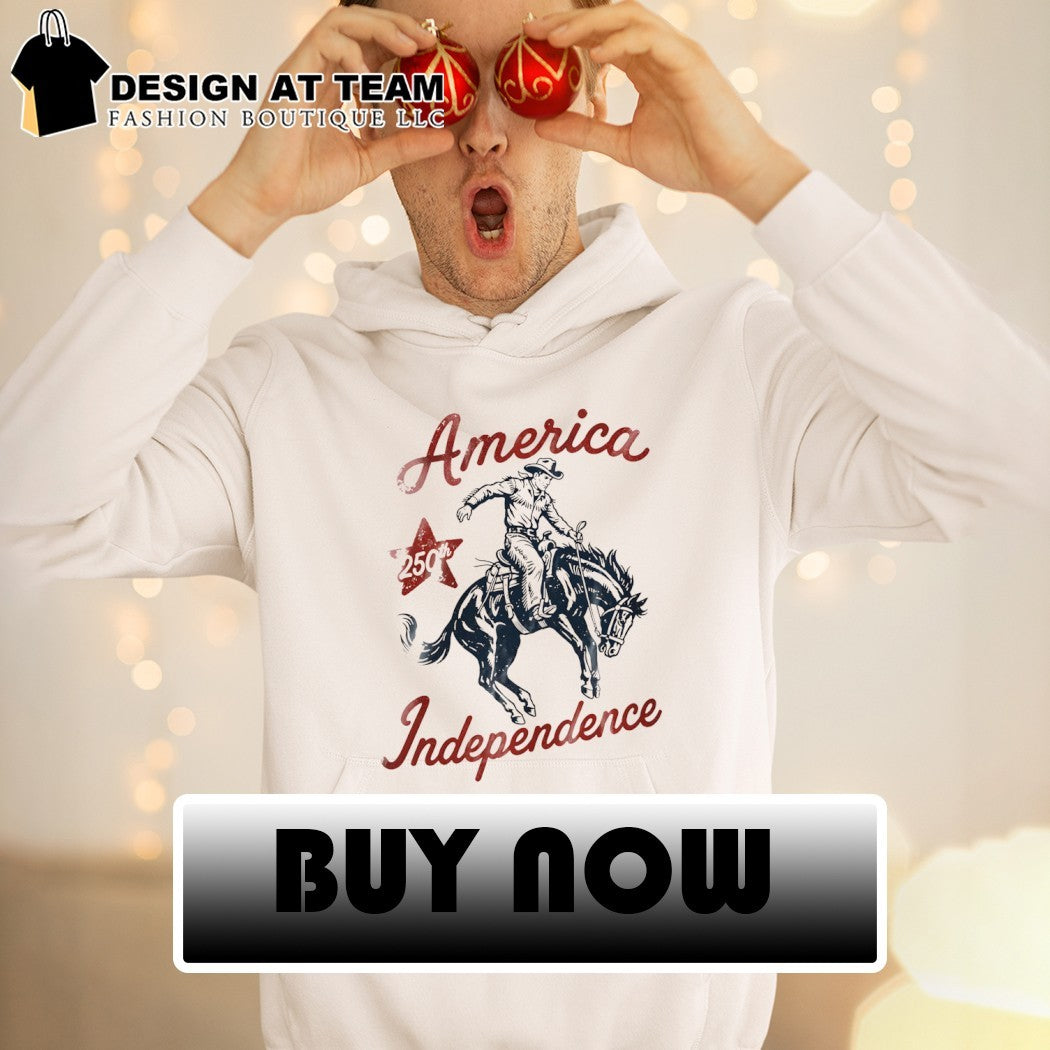 America Independence Cowboy USA 250th Anniversary Independence Day shirt