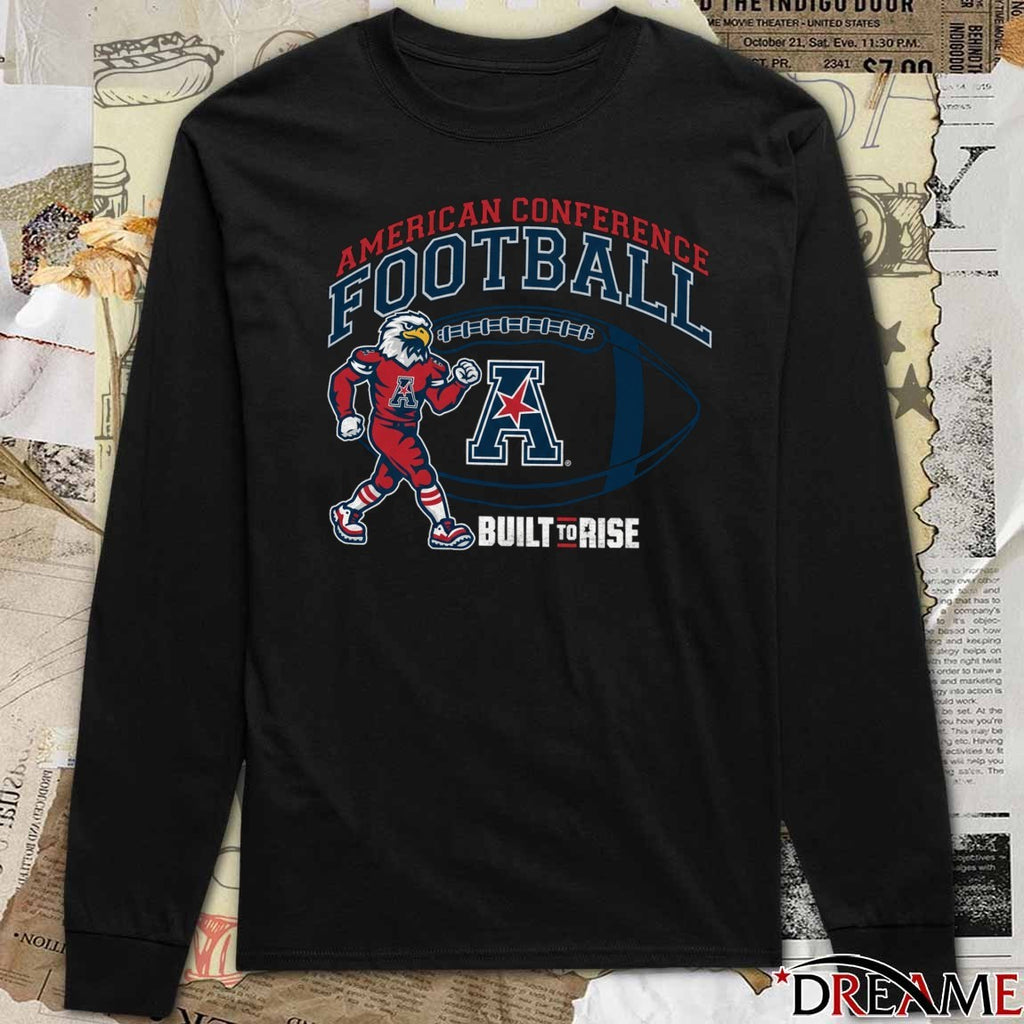 American Conference Football Championship – Champion Built To Rise Mascots t-shirt