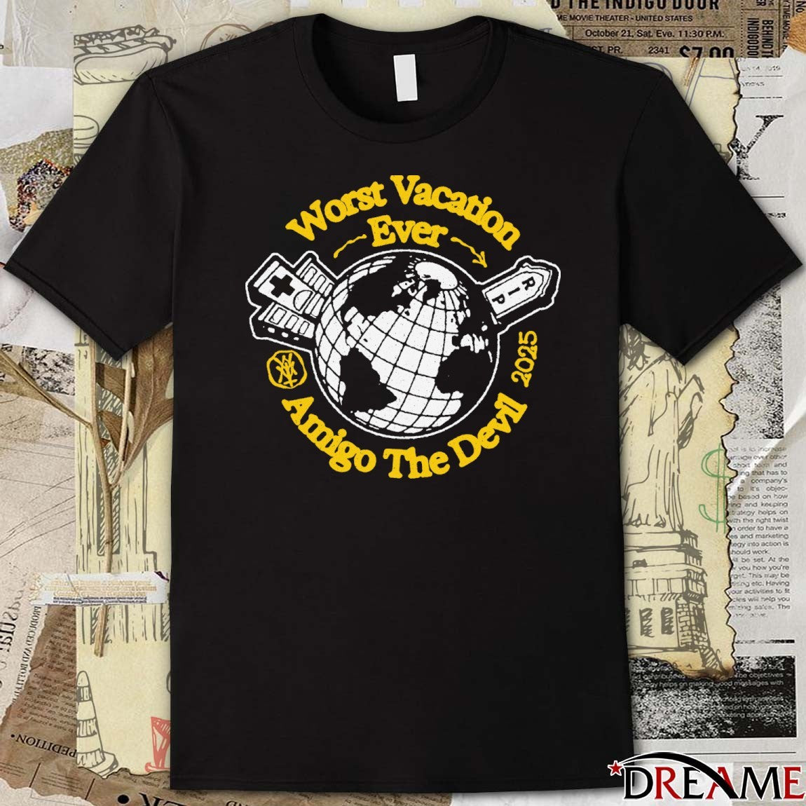 Amigo The Devil Worst Vacation Concert 2025 t-shirt