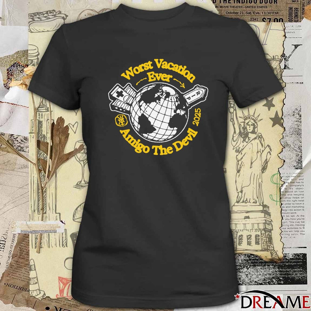 Amigo The Devil Worst Vacation Concert 2025 t-shirt