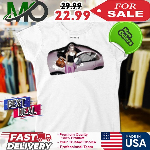 Andromeda Blanca Emjay T-Shirt Suki Waterhouse Car Graphic Shirt