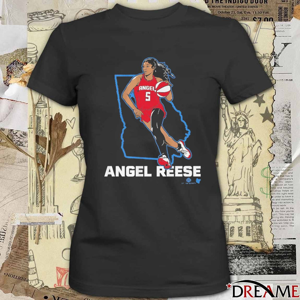 Angel Reese State Star Atlanta Dream Basketball 2026 t-shirt