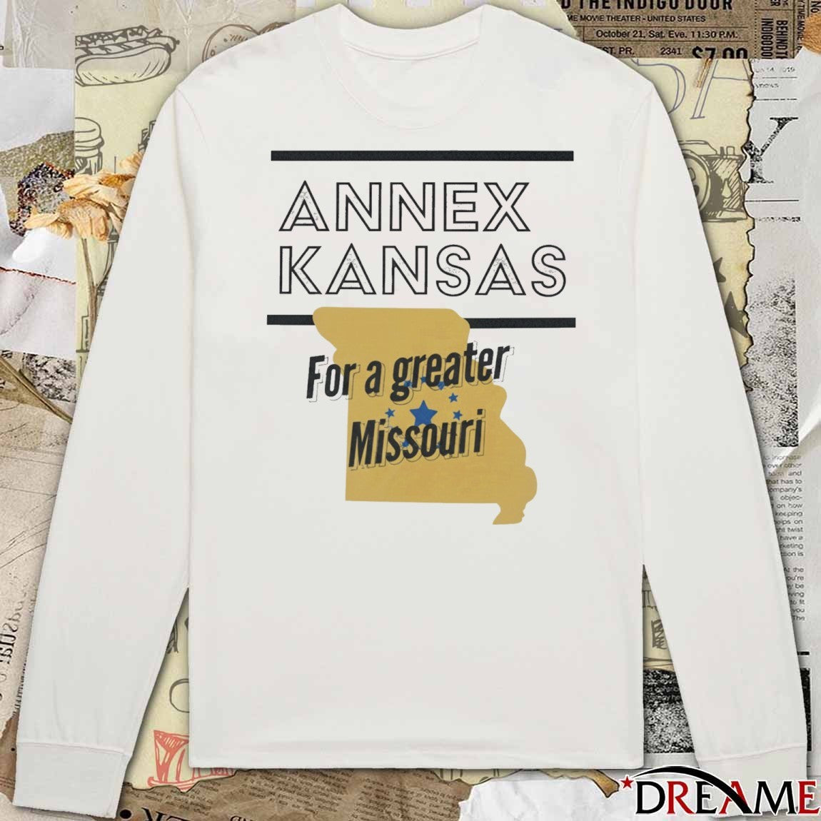 Annex Kansas For A Greater Missouri 2025 t-shirt