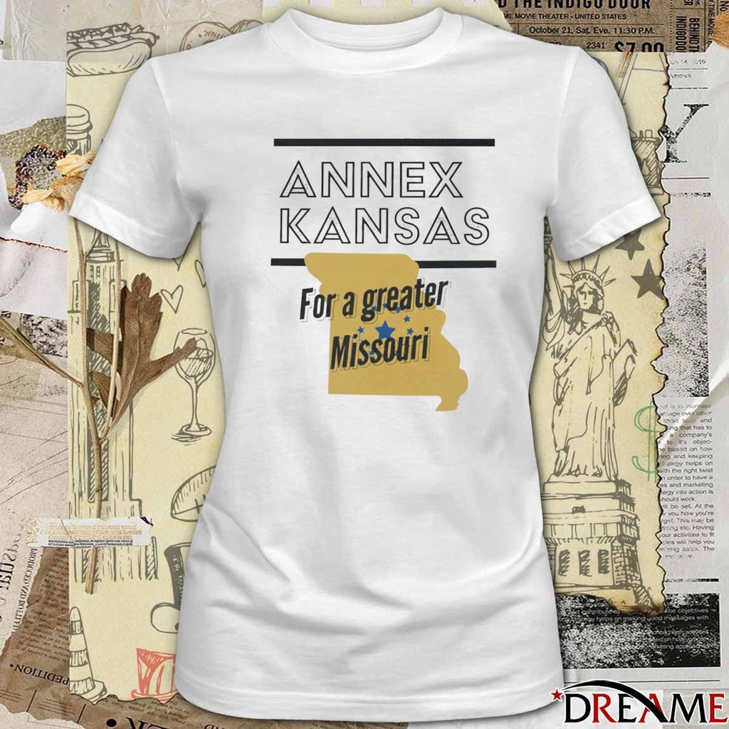 Annex Kansas For A Greater Missouri 2025 t-shirt
