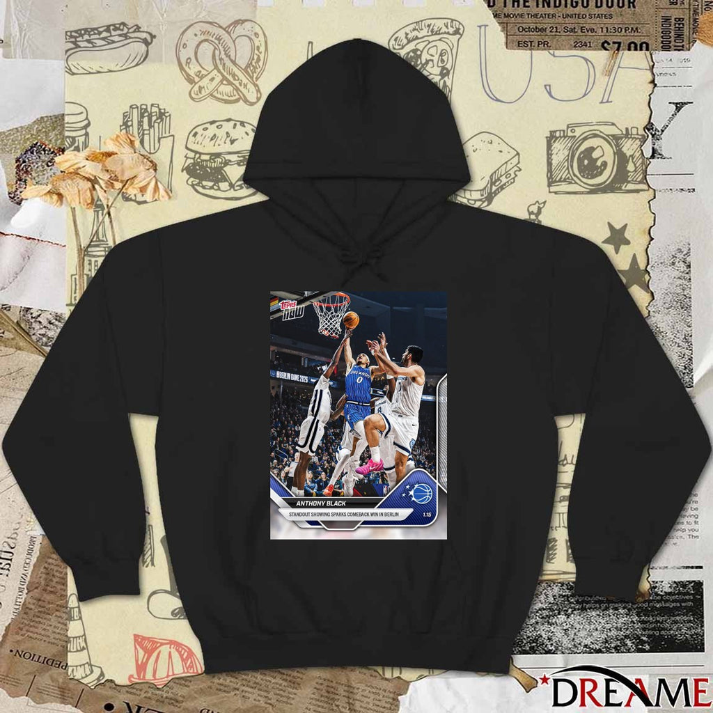 Anthony Black Standout Showing Sparks Comeback Win In Berlin 2026 Topps Now Poster t-shirt