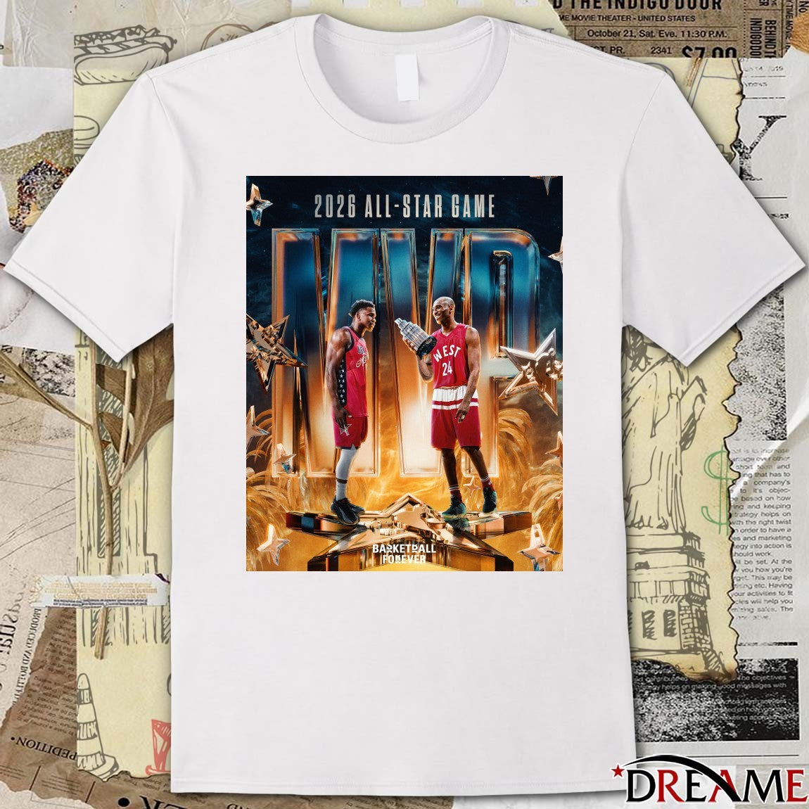 Anthony Edwards is the 2026 Kobe Bryant All-Star MVP Poster t-shirt