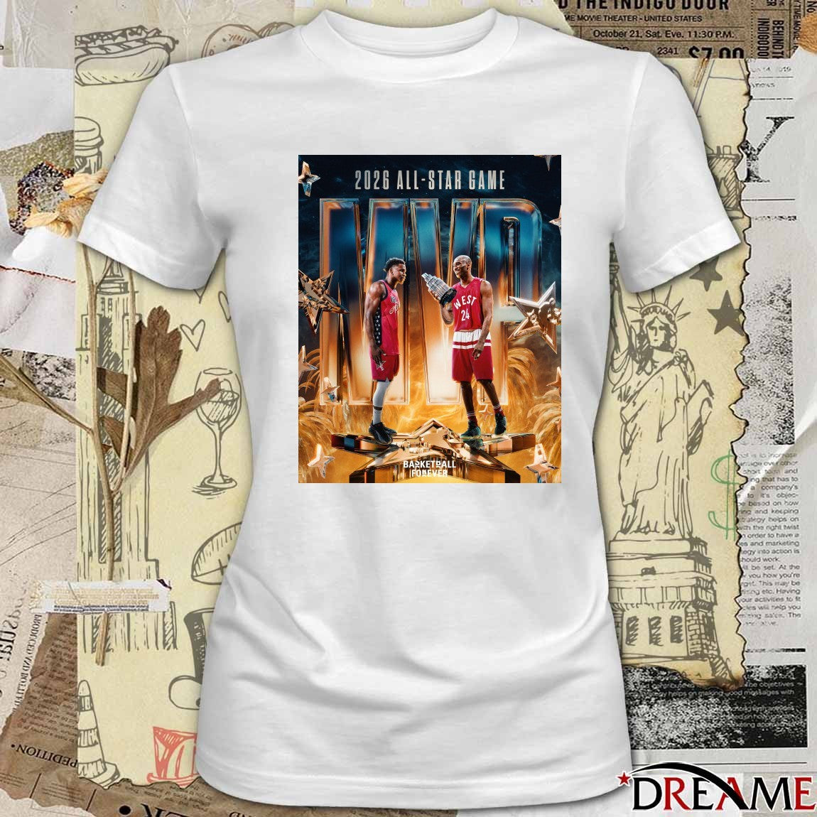 Anthony Edwards is the 2026 Kobe Bryant All-Star MVP Poster t-shirt