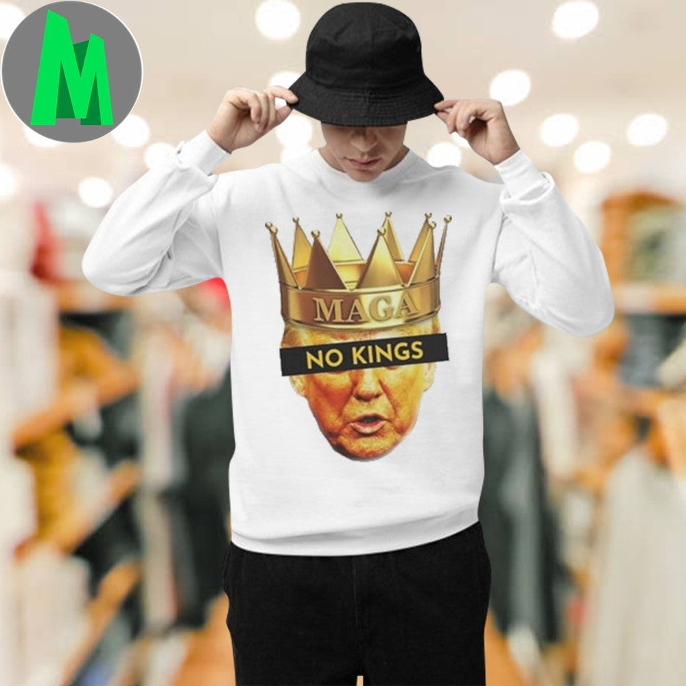 Anti-Trump No Kings MAGA Crown Republic Shirt