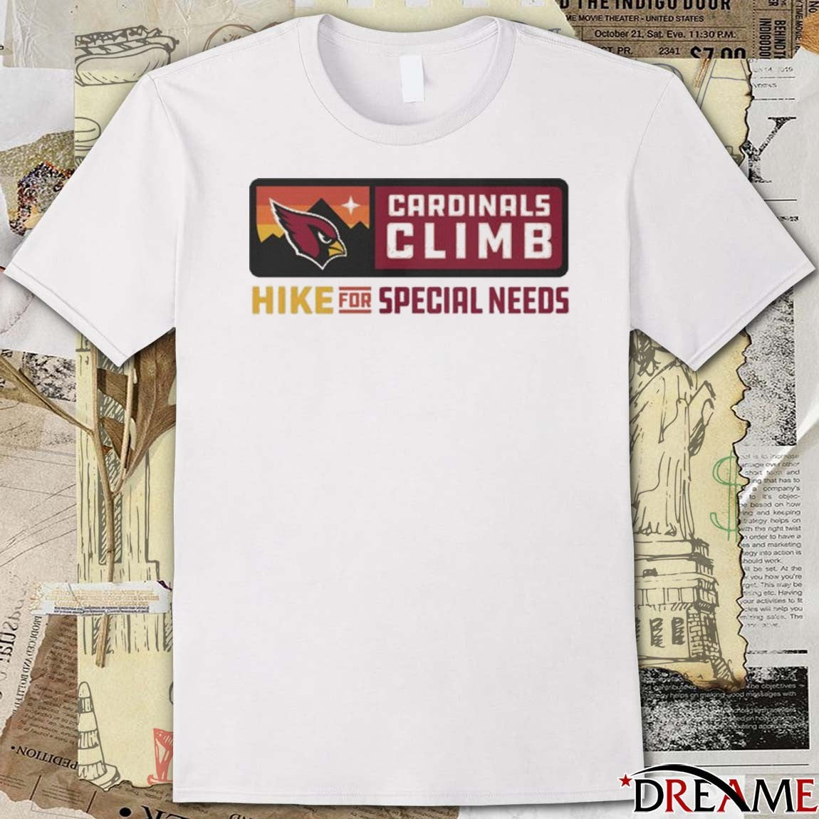 Arizona Cardinals Climb Hike For Special Needs 2025 t-shirt